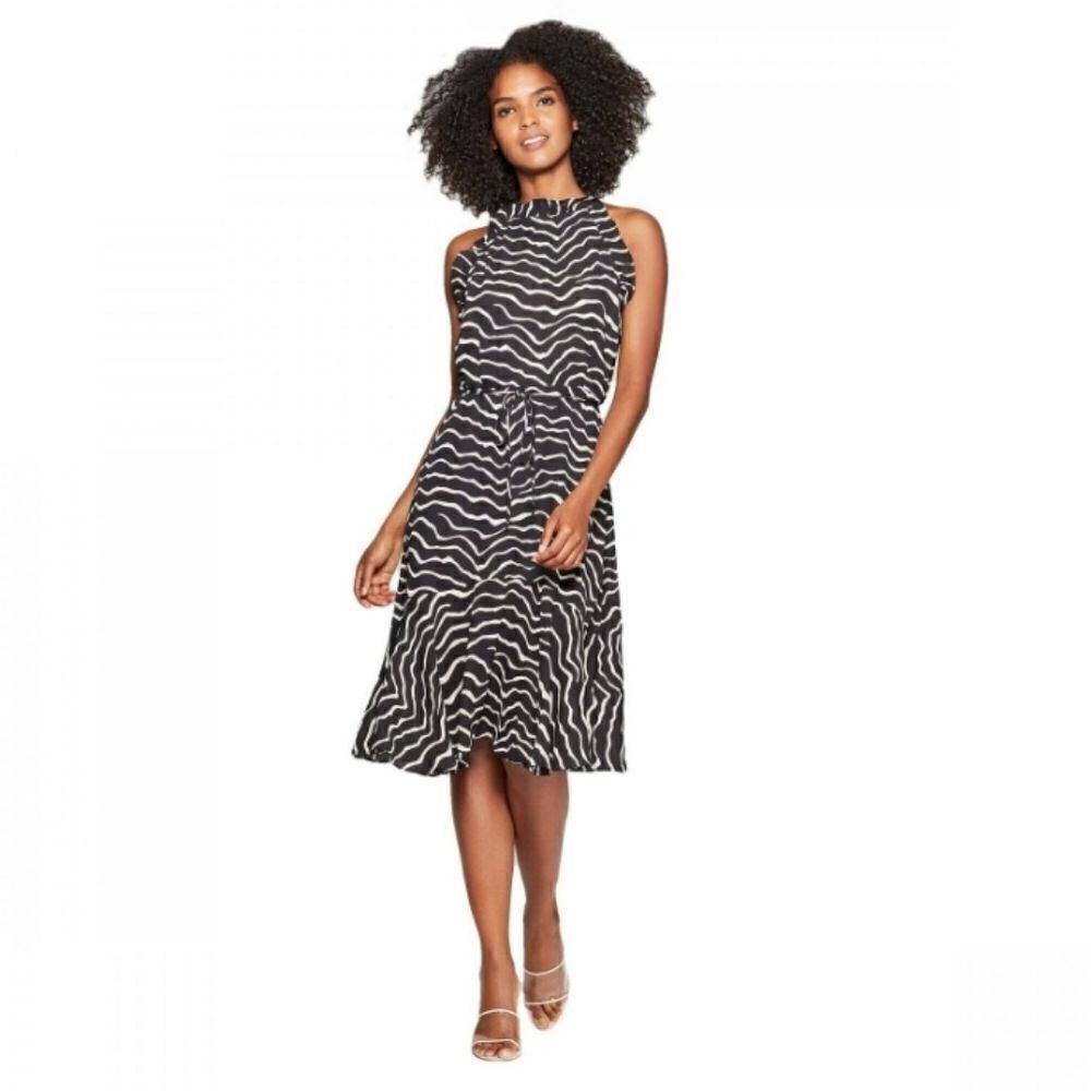 Who What Wear Animal Print Midi